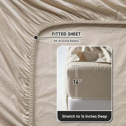 100% Natural Linen Bedset